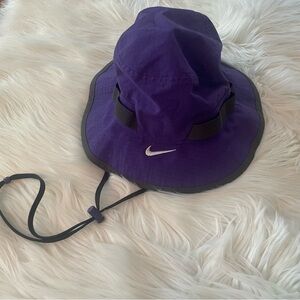 Nike Bucket Safari Hat Purple Size Small DriFit